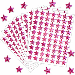 2100 Pcs Star Stickers, Glitter Star Stickers for Reward Chart 30 Sheets Reward