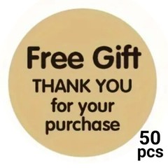 50pcs Free Gift Thank you for your purchase Stickers 1″