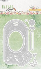 STUDIO LIGHT – METAL CUTTING DIES – PEONY TAG