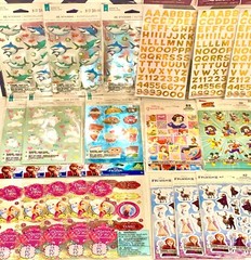 1099 Stickers Lot, Teens Girls Boys Teachers Rewards B day Prizes Kids Children!