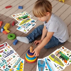 High-Quality Train Stickers Sheets for Kids – DIY Creativity & Party Supplies