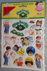Cabbage Patch Kids 1983 «The Legend Of…» Sealed Style 6 Puffy Stickers Set