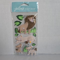 Jolee’s Boutique & More ZOO & MUSEUM Theme Sticker Lot- Lot Of 6