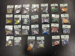 Lot of 27 pkgs Brads Let’s Dress It Up Scrapbooking, Crafts, Card Making