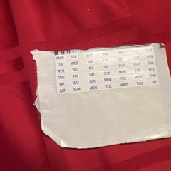 Birth Control Days Of The Week Label Stickers