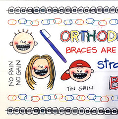 Vintage 2002 All My Memories Orthodontics Clear Sticker Sheet Scrapbook Craft