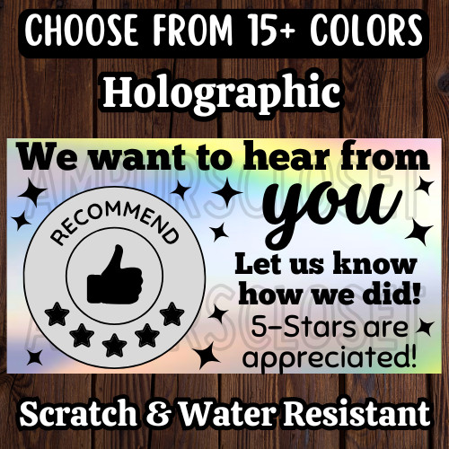 50 THANK YOU STICKERS 2.25″ ENVELOPE LABELS SEALS SHOP 5 Stars SIDE HUSTLE