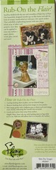 BABY BOY IMAGES Rub-On(4”x 12”)Flair•Paisley•Blue•Flowers •Stitches•Card Making•