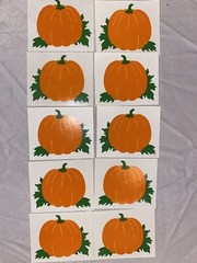 Mrs. Grossman’s Sticker Lot Halloween Fall Vintage Pumpkin10 Mods Sheets