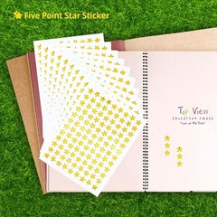 1080 Pack 10 Sheets Tiny Gold Star Stickers, 0.3″ Diameter Reward Stickers fo…