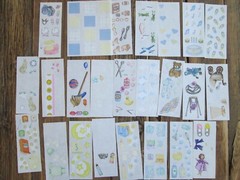 Lot Creative Memories Stickers New Baby Boy Girl Old Fashioned Toys Doll Bear