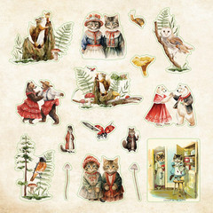 Zoological Ephemera Sticker Book (Over 680 Stickers!) (Sticker Books)