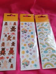 [80-1]High quality vtg Japan MOP Glitter etc stickers you choose