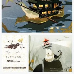 Fantasy Snail Adventure Stickers – Tiny Travels Sticker Sheet – Scrapbooks