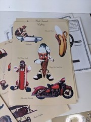 Upper Deck Accent Catalog collage pages great for crafts scrapbooking junk journ