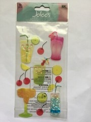 RARE Jolee’s Tropical Drinks Cocktails Alcohol Scrapbooking Stickers SPJV004