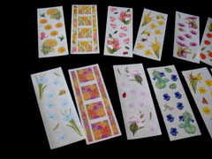 Lot Vintage paper, Months in Bloom stickers, Holly Days & Dazzle, Soft Linen Pk