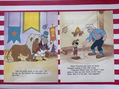 Pinocchio Circus junk journal & ephemera lot With Trinkets