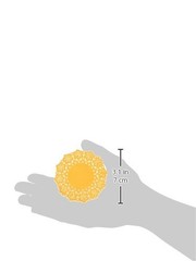 Doodlebug Mini Doilies 3×3 Inch Food Safe Tangerine Pack of 75 Crafting Decor