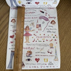 Susan Branch PRINCESS OVERSIZE 11″ x 8.75″ Sticker ROLL – Retired!