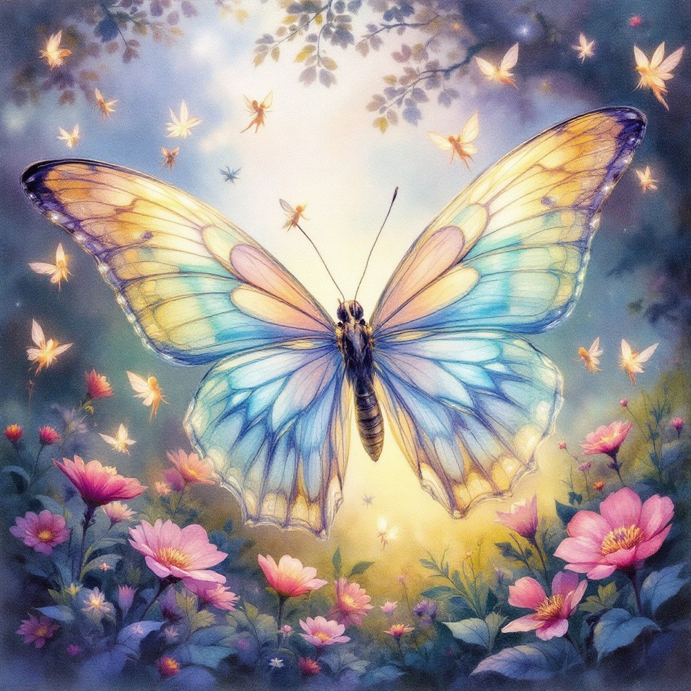 Butterfly Decoupage Rice Paper Ornament-Wood Art Scrapbooking A4 1 Sheet