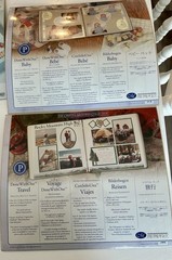 CREATIVE MEMORIES DONE WITH ONE LOT OF 8 Sealed Paper & Die Cut Shapes