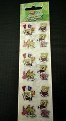 Unopened – Y2K Vintage Sandylion Cartoon Stickers lot SpongeBob & Shrek 2