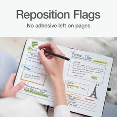 Laser Printable Flags 150 Pack, 2″x0.56″, Adhesive Tabs for Indexing &