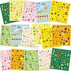 16 Sheets Holiday Stickers Assortment 800 Seasonal Stickers for Children Summ…