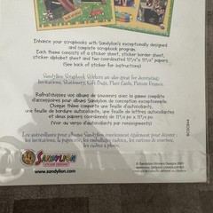 Vintage 2001 Sandylion Kids At Play Toddler Scrapbook Sticker Sheet Multi PSCB44