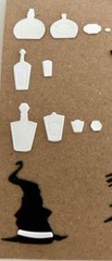 Tim Holtz Halloween Vault Die Cuts * Wicked * 3 Sets * Black Cardstock