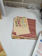 Lot Scrapbooking Supply Christmas Letters Numbers Cardstock Borders Tags Sticker