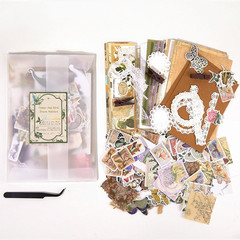 251Pcs Vintage Scrapbook Supplies Pack Kit for Junk Journal Bullet Aesthetic Pap