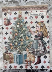 Junk Journal Handmade – Christmas Alice in wonderland