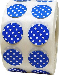 Circle Polka Dot Stickers | 0.5″ Inch Round | 1,000 Pack | Pick One Color