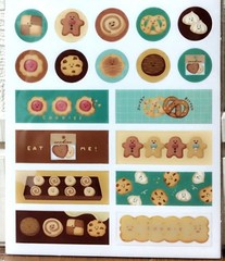 LOUJENE Tokyo Film Sticker 36 Kawaii Sweets Cookie Biscuit Valentine’s Day JAPAN