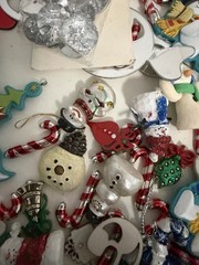 Large Lot Of Christmas Craft Embellishments