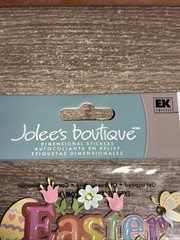 Jolee’s Easter Chocolate Bunnies Basket Eggs Scrapbooking Stickers 2012 D9