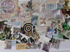 50+ PIECES MYSTERY LOT EPHEMERA JUNK JOURNAL