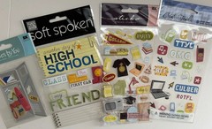 FUN Jolee’s Boutique Vintage Stickers NIP-Theme: SCHOOL/TEACHER Choose Multiples