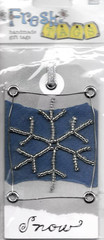 Snow Wonder Snowflake Winter Cold Fresh Tags Die-cut Handmade Tag