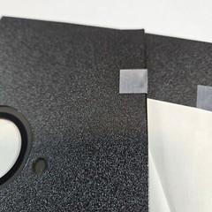 80 Write Protect Stickers for 5.25″ Floppy Disks – Silver Tabs Computer Retro
