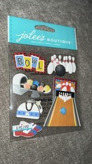 Jolee’s boutique job Bowling Alley Scrapbooking Stickers