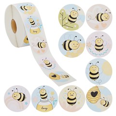 1000 Pcs Bumble Bee Stickers for Kids School Classroom Reward DIY Crafts