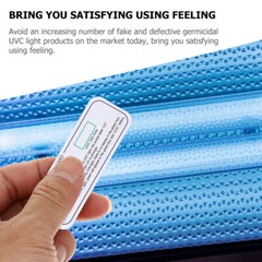 UV Uvc Detector Test Card 6pcs Reusable UVC Intensity Strip