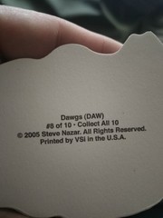 Vintage 2005 Steve Nazar Dawgs Stickers