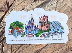 Sticker Pack |Disney World|Epcot|Hollywood Studios|Magic Animal Kingdom| Style 2