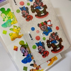 Stickermagic Disney Babies Pearl & Fuzzy Stickers Mickey Mouse Minnie Pluto