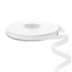 Solid Grosgrain Ribbon, Perfect for Crafts, Wedding 3/8″ X 50 Yards White