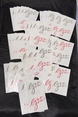 Vintage 1998 Love You Mrs. Grossman’s Stickers Scrapbooking Shiny Red Gold